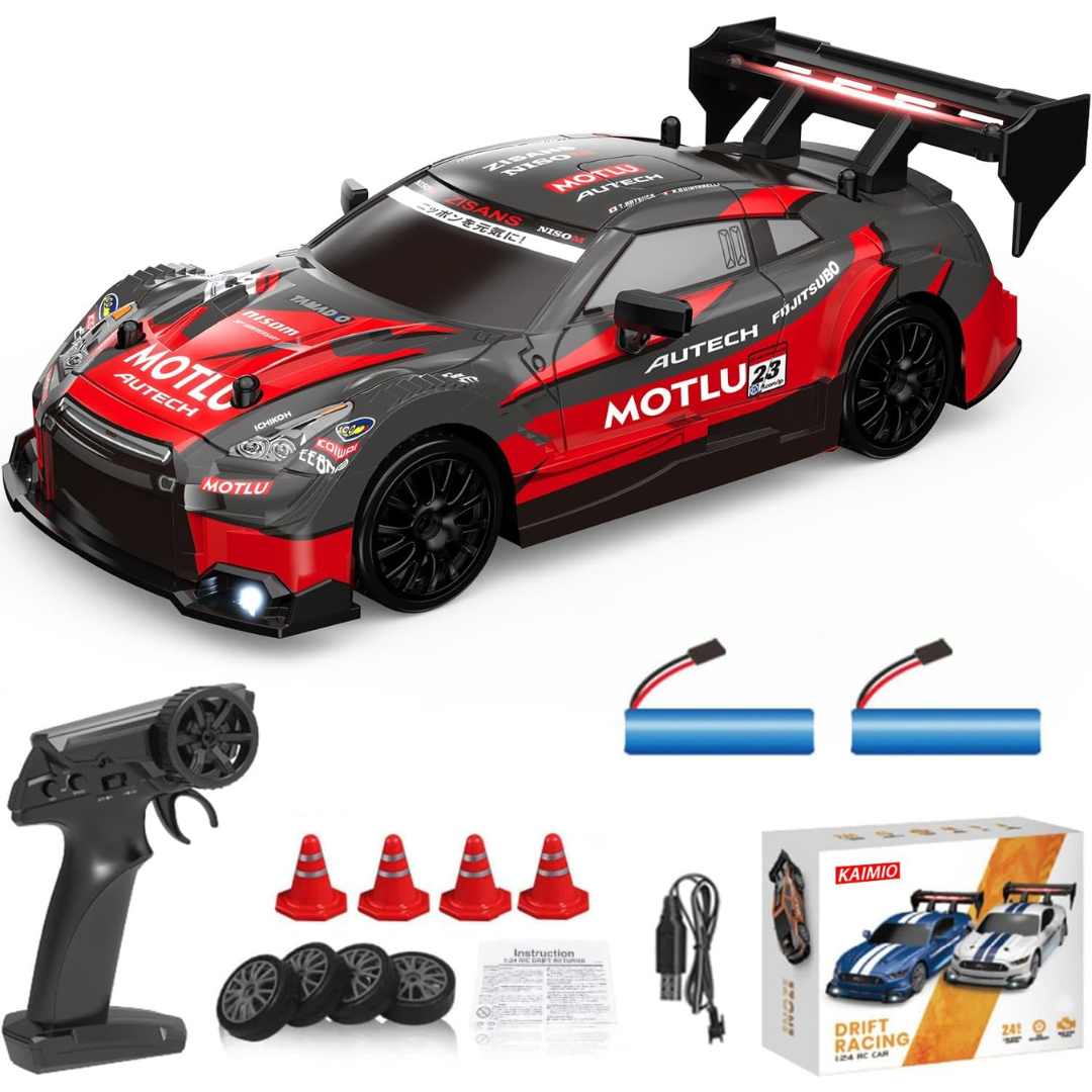 Coche Teledirigido de Drift con Luces LED