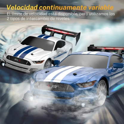 Coche Teledirigido de Drift con Luces LED